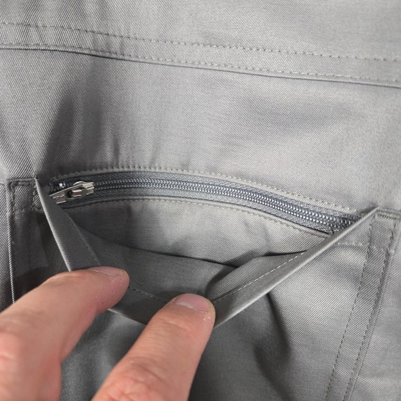 Brooks Brothers 5-Pocket performance Pants Men 34x30 gray stretch - Picture 3 of 9